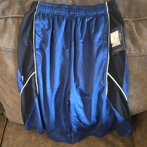 Pony Boys Blue and Black Athletic Shorts Size S